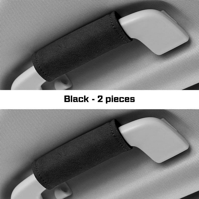 Car Handle Protection Case Suede Cover For BMW E38 E46 F15 E90 E92 E87 G20 G30 1 3 5 7 X1 Car Roof Armrest Inner Door Pull Cover