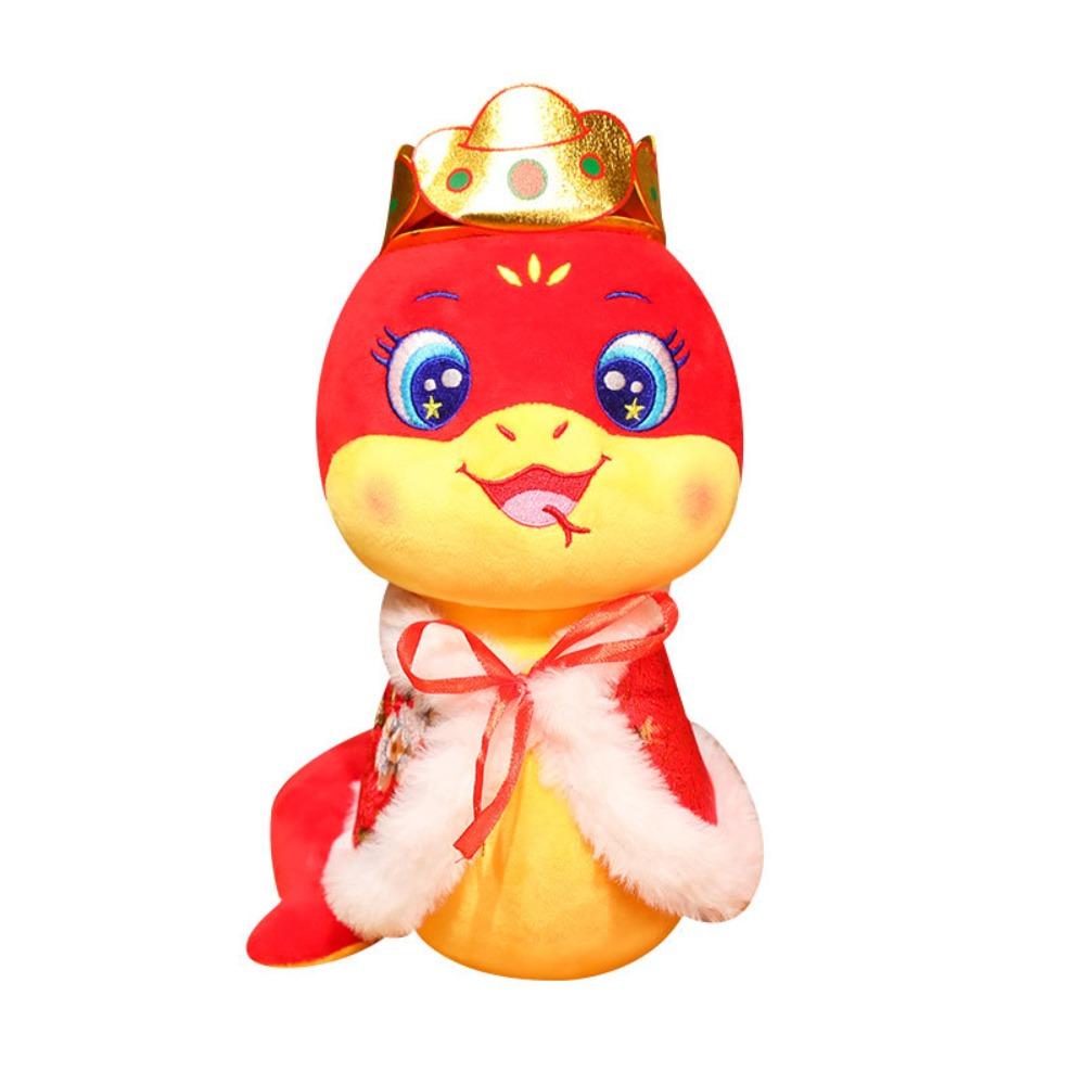 

Мягкая игрушка Змея Плюшевая кукла Подвеска Кукла-змея с благословением Игрушка Игрушки для девочек 16cm-Snake Plush Doll