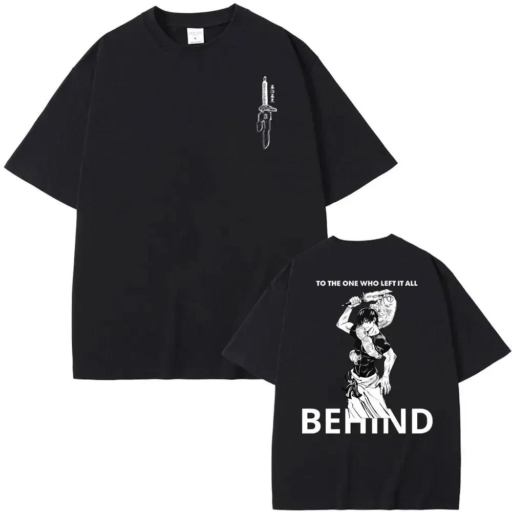 Summer Japanese Anime Jujutsu Kaisen Men Teenager T-shirt Manga Ryomen Sukuna Boys Short Sleeve T-shirts Oversized Cotton Casual