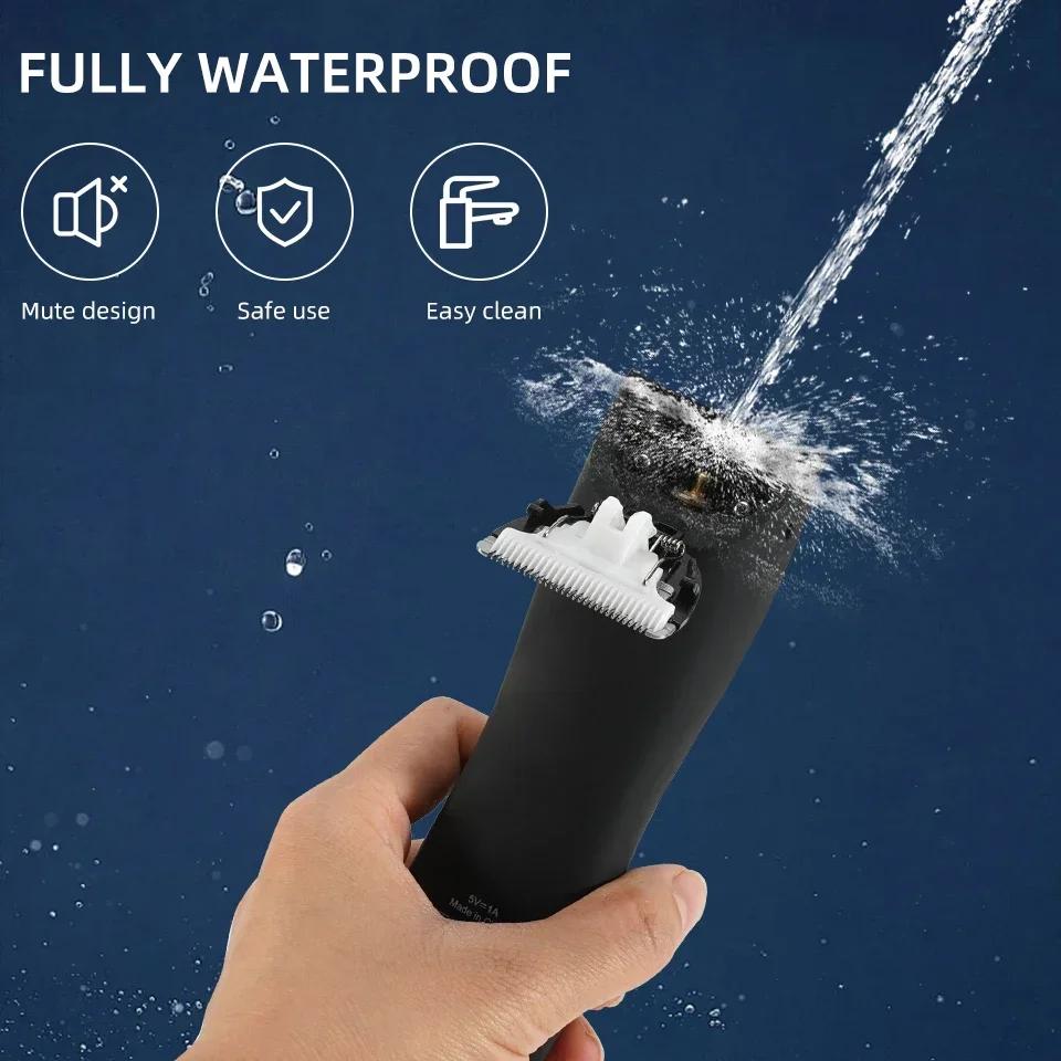 Body Trimmer For Men Painless Epilator Rechargeable Shaver For Sensitive Areas Bikini Electirc Epilator Body Hair Trimmer Set