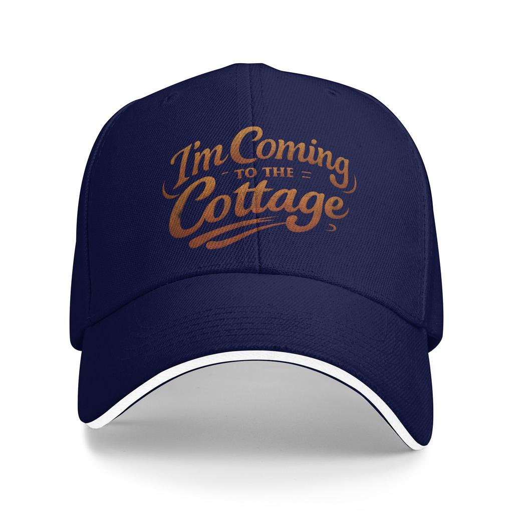 Ich komme zur Hütte Lässige Baseballkappe Jagd Camping Hip Hop Hüte Sommer Heißer Verkauf Unisex-Teens y2k Lustige Snapback-Kappe