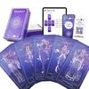 WELOONA Tarot De Marseille 78 Cards - Complete Divinatory Deck - 22 Major Arcana & 56 Miners - Gift Idea