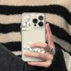 ins flower applies to iPhone15 mobile phone case 14pro Apple 13 transparent 12 female xsmaxxr anti-fingerprint