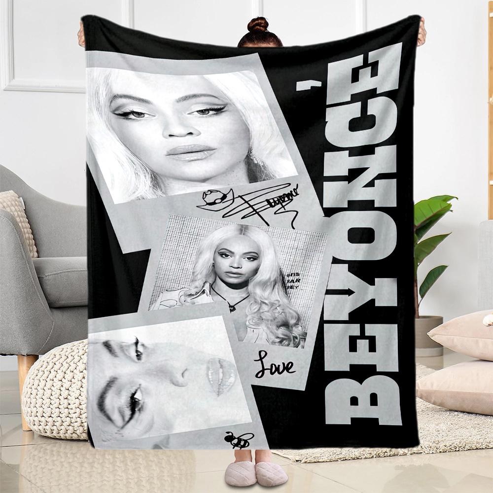 Beyoncé Blankets Are Suitable for Living Rooms,making Them an Ideal Choice for Outdoor Travel and Gifts.