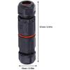 10PCS IP68 Waterproof Connector 3Pin Connector Extension Outdoor Plug Socket Cable Wire Cable for Car Truck Boat Indoor/Outdoor LED Strip Lights