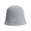 LOWTEAL SIGNATURE ORNAMENT ANGORA BUCKET HAT, Sky GREY