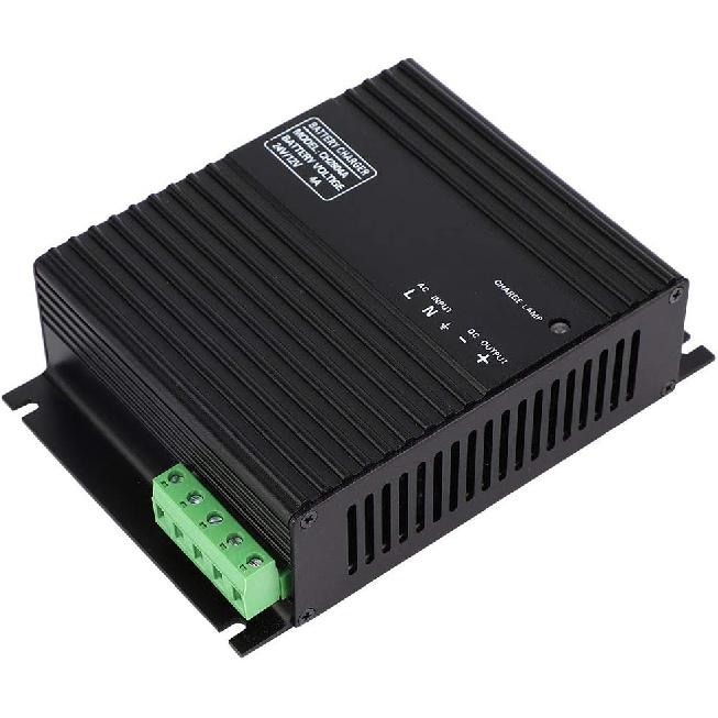 Intelligent Generator Charger Device Generator Probe-Acid Battery Charger Generator Accessory 12V/24V 4A for 12/24V Battery with LE