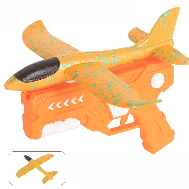 Suit Airplane Launcher Toys, Foam Glider Catapult Airplane Toys, 3 Flight Modes Outdoor Flying Toys for Boys And Girls Birthday Gift