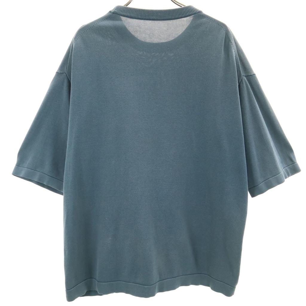 crepuscule Short sleeve Pocket knit T-shirt 2 Charcoal gray Men's Used