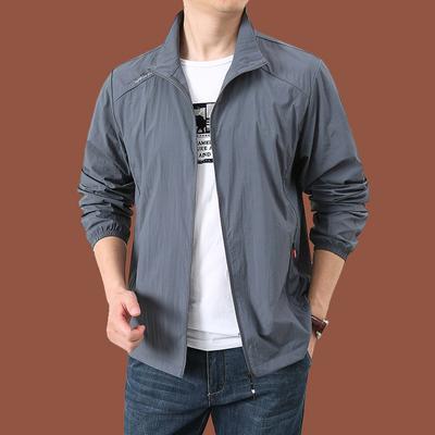 Sommer Sonnenschutzjacke Herren Outdoorbekleidung Schnelltrocknender Hautmantel Herren Sport Sonnenschutz Wandern Radfahren Angeln Camping Jacke