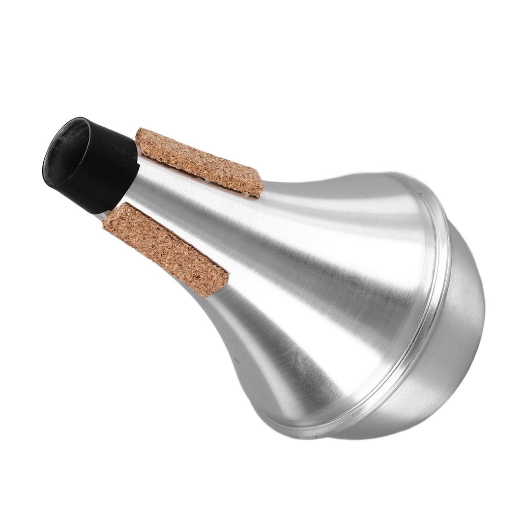 Trompeten Übungsdämpfer Leichte Aluminiumlegierung Weicher Kork Geräuschreduzierung Trompeten Übungsdämpfer