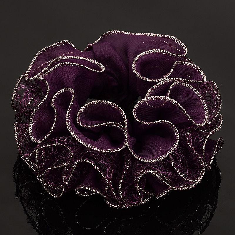 Elegant Mesh Hair Tie with Sparkling Rhinestones, High-End Luxury Hair Accessory for Women, 2025 Style