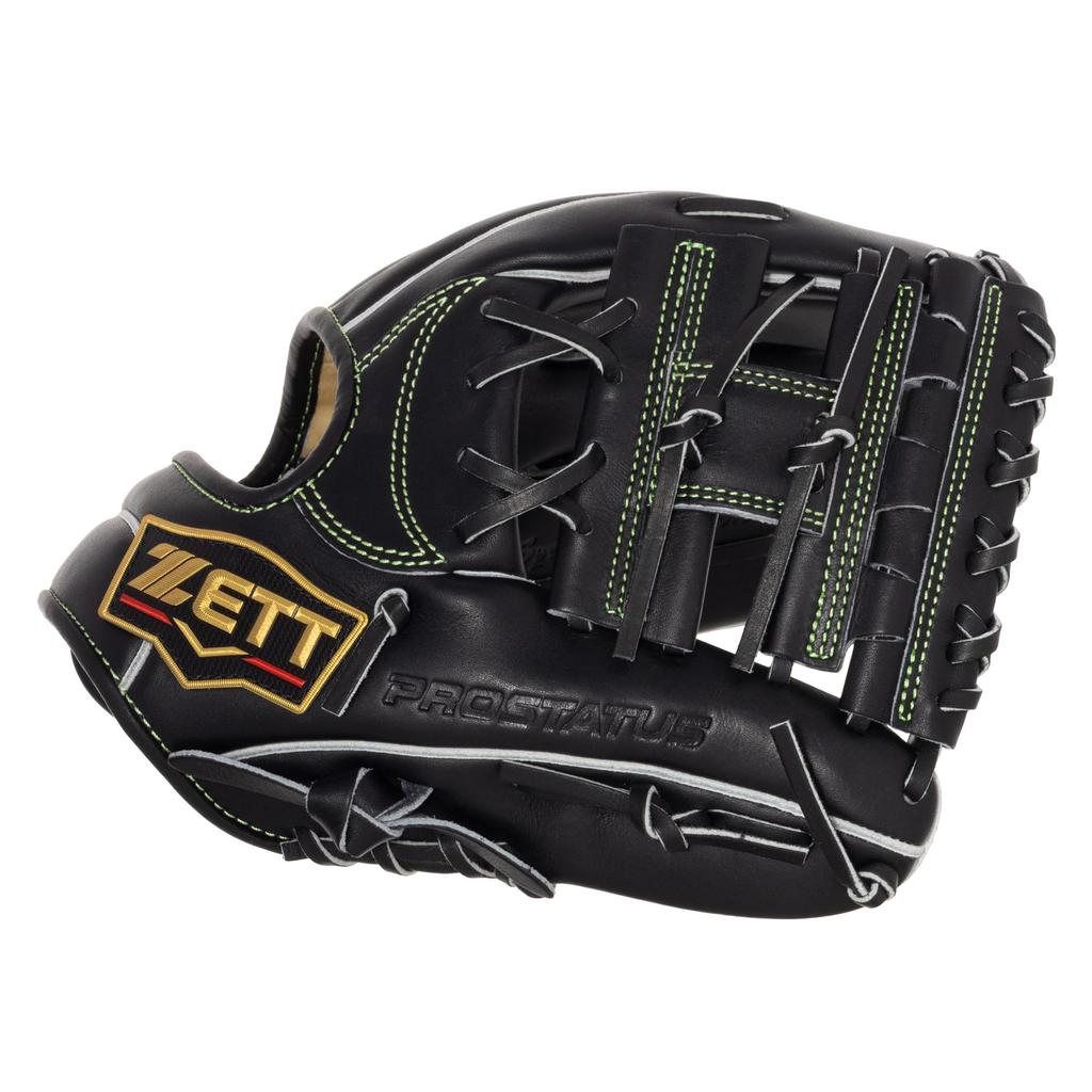 ZETT Pro Status SE Softball Sosuke Genda Player for Second and Size 4 Glove, Type, Shortstop, Right-Handed Throw, Black, (BRGB565S)