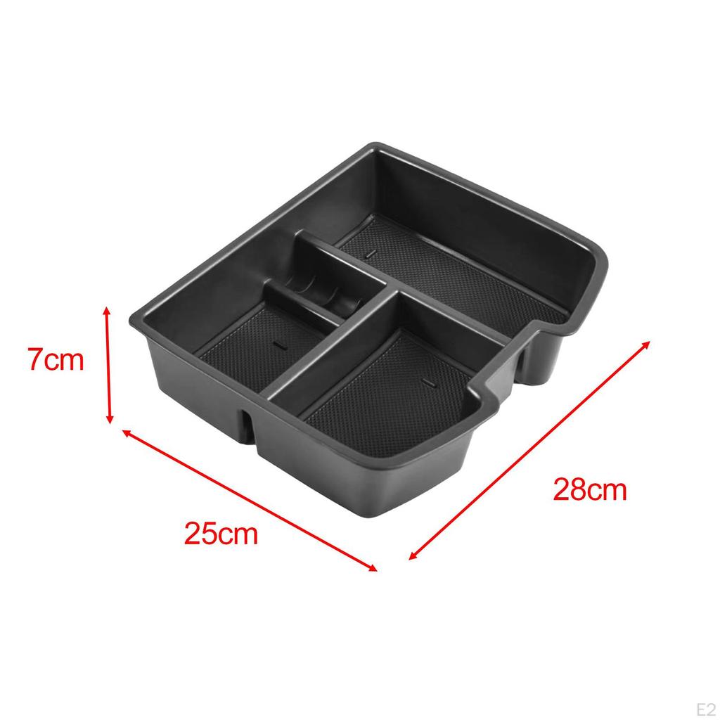 Center Console Armrest Box Storage Tray Organizer Replace Partitioned Interior Accessories Easy to