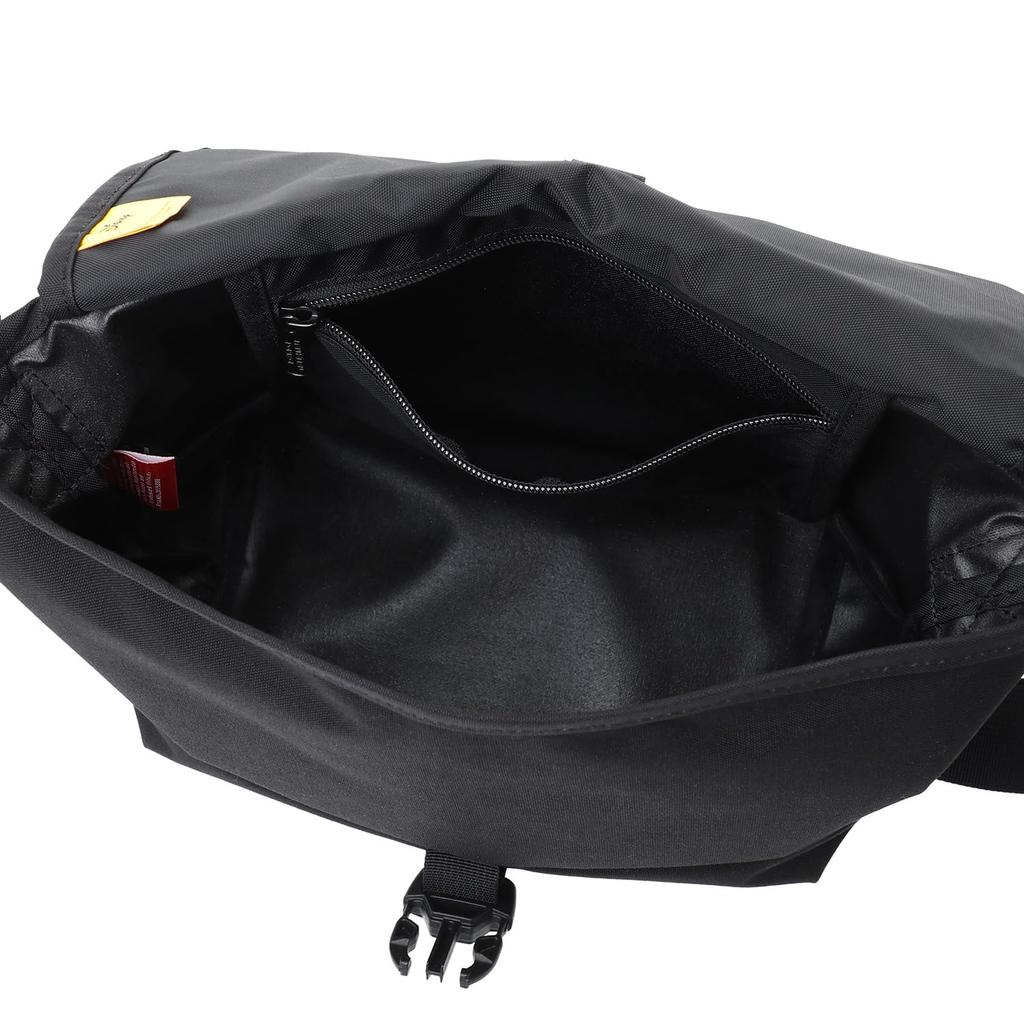 Nylon Messenger Bag JR SLIM FZP 500D CORDURA 25 POOH BLK