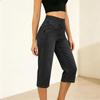 Damen Jeans mit hohem Bund, geradem Bein, Taschen, lässig
