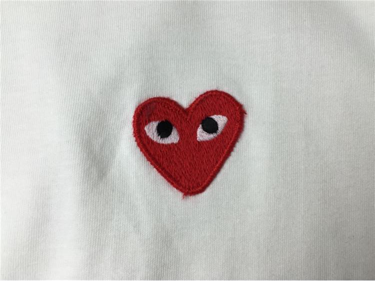 2023 Summer Unisex Embroidered Love T-Shirt, Short Sleeve, Round Neck