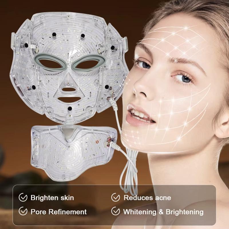 Multi-Functional LED Beauty Instrument - 7 Colors Facial Neck for Comprehensive Skin Care