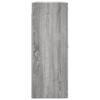 Wall Cabinets 2 pcs Grey Sonoma Wood Based Material