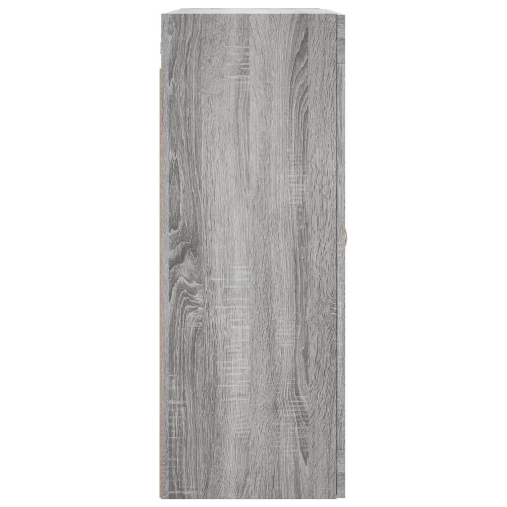 Wall Cabinets 2 pcs Grey Sonoma Wood Based Material