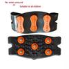 Waterproof Anti-Slip Silicone Crampons with Non-Shedding Spikes for Hiking and Ice Skating.