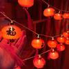 LED Gypsophila Red Lantern String Lights for New Year and Spring Festival Decor