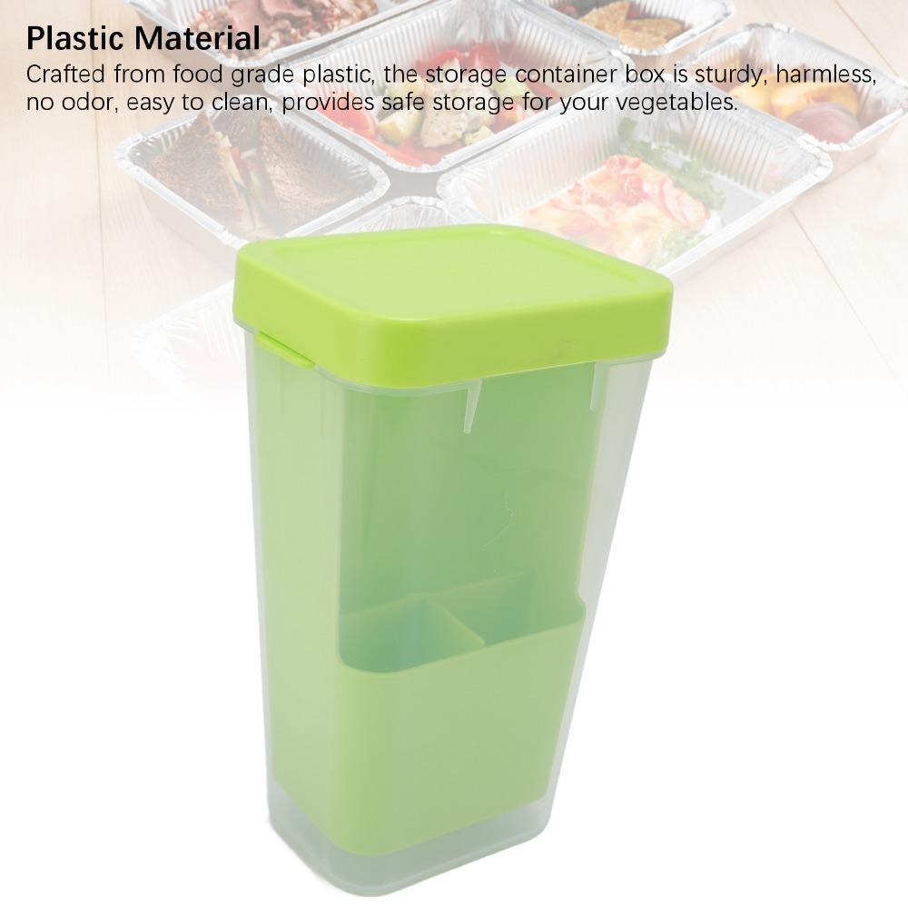 Plastic Asparagus Container Transparent Vegetables Keeper Asparagus Organizer  For Kitchen
