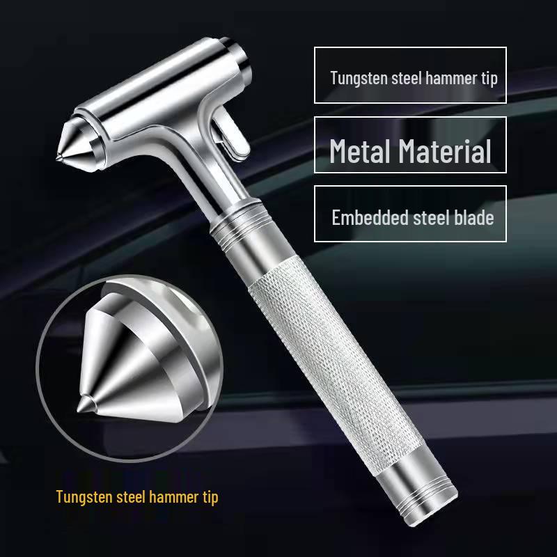 Multifunctional Emergency Car Safety Hammer & Glass Breaker