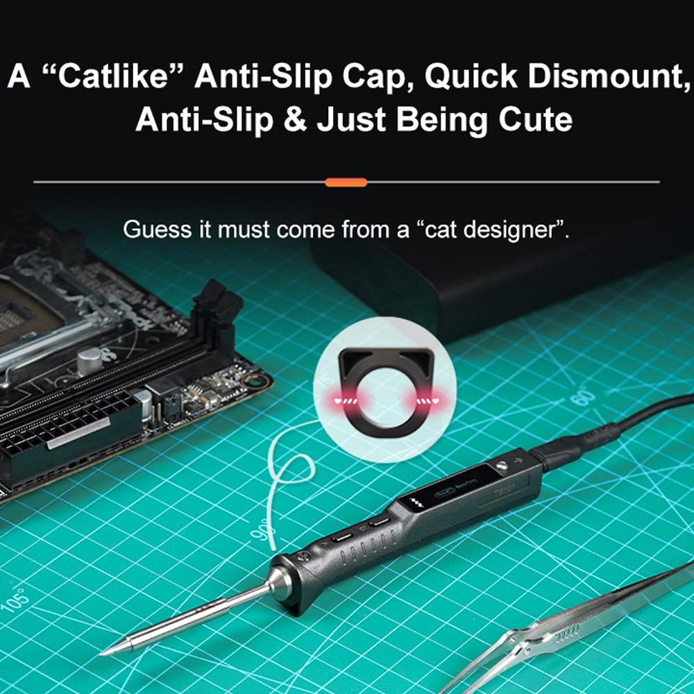 

Mini Intelligent Soldering Station Portable Soldering Iron Two Power Supplying Mode 50 400 celsius Temperature разноцветный