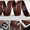 Men's Retro High-End Leather Pin Buckle Belt for Jeans