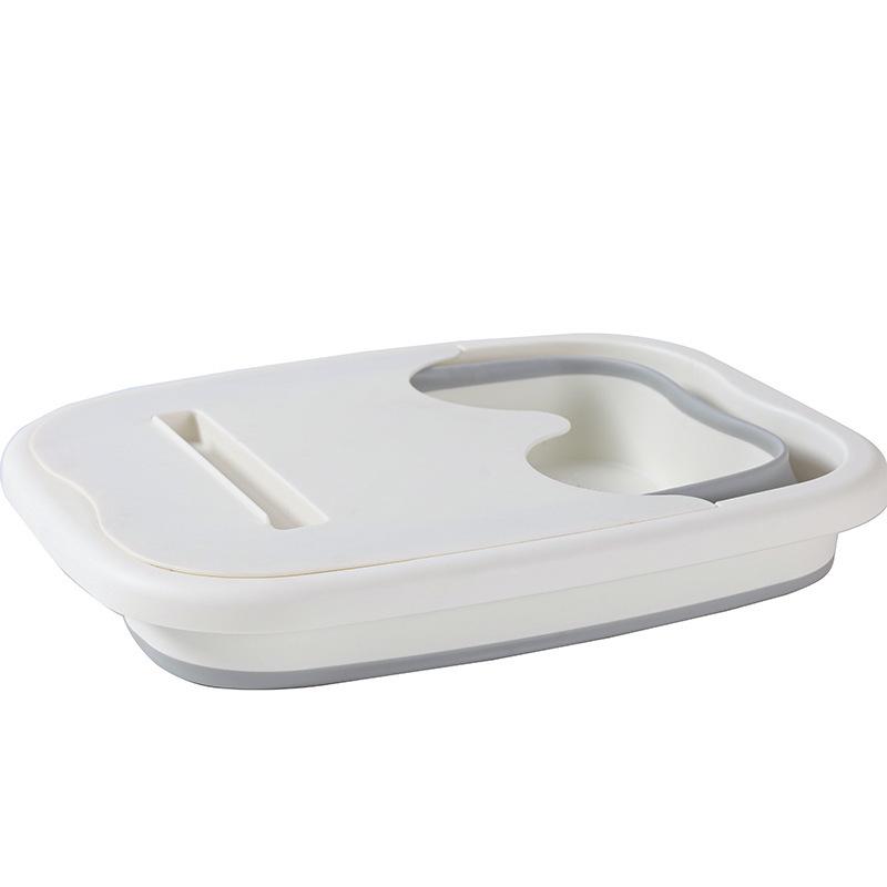 Portable Folding Foot Bath Basin with Lid for Home Massage & Insulation