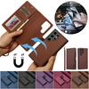 LC.imeeke Magnetic Leather Wallet Phone Case for Samsung Galaxy S26 Ultra S25 FE S24 Plus S23 S22 A56 A36 A16 A17 Lanyard Cover