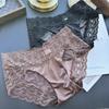 Ladies Spring and Summer Lace Deep V Senior Sense Ice Silk Lace Underwear