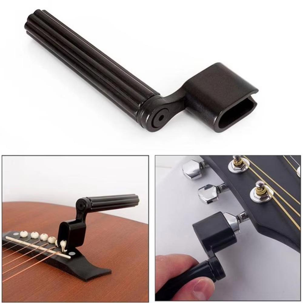 2Pcs Guitar Accessories Acoustic Guitar Winders Winders Pickup Pegs Pluck Cones Acoustic Guitar String Changers Winders