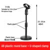 Universal Multi-functional Desktop Microphone Stand for Live Broadcast, Conferences, Speeches, Presentations, and Singing.