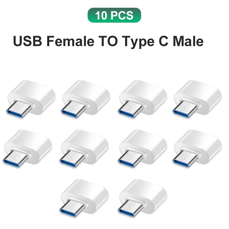 Type C to USB Adapter 3.0 USB-C 3.1 Male OTG A Female Data Connector For MacBook Pro iPad Mini 6/Pro MacBook Air Type C Devices 3