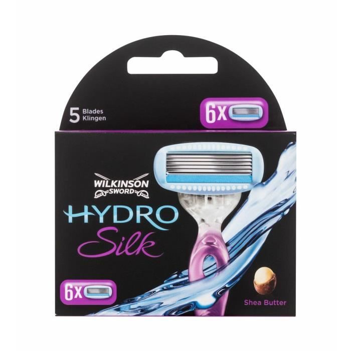 Rasoir - Wilkinson Sword Hydro Silk - 6 pièces - Pour femme - Tous types de peau
