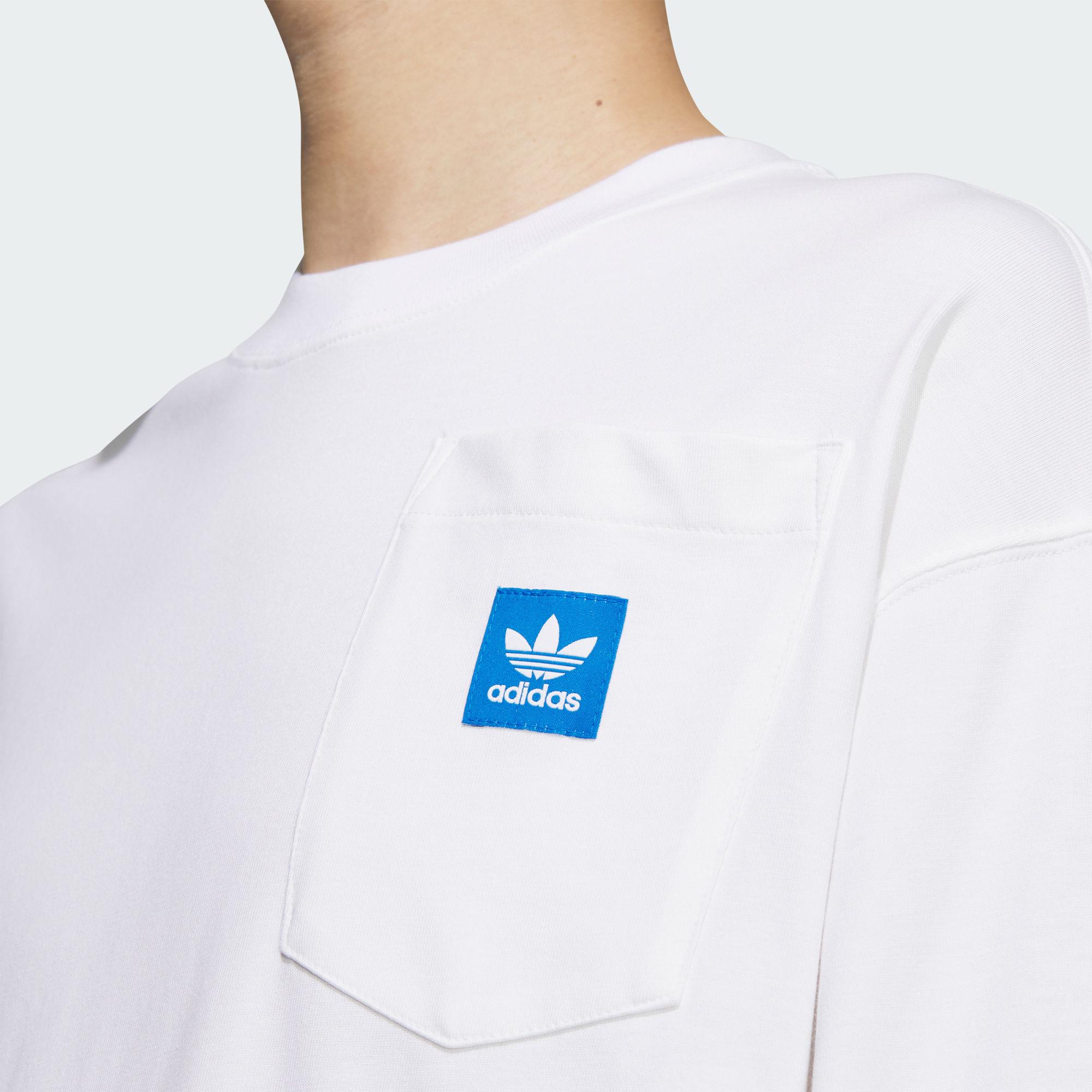 ◆adidas◆ City Skate Long Sleeve Tee White JC6833 Adidas Originals City Skate Long Sleeve T-Shirt Men Tops