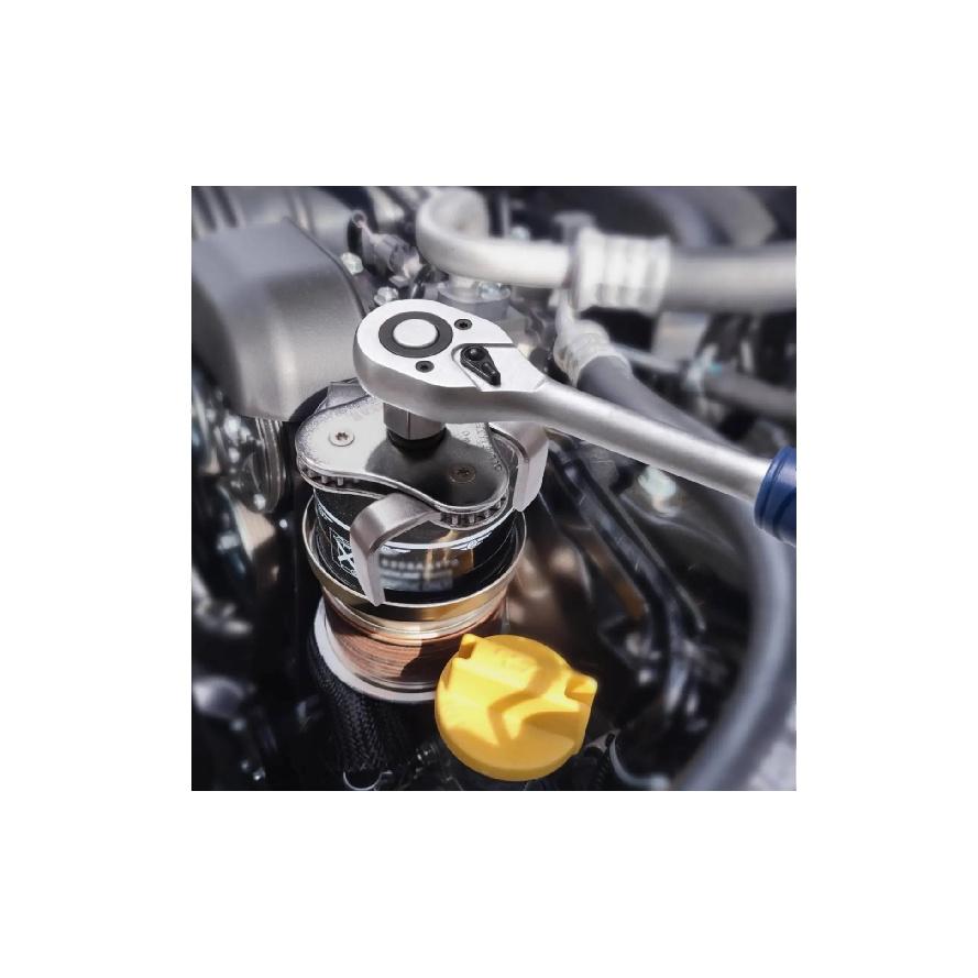 3-Jaw Oil Strainer Wrench Secure Grip 3 Jaw Oil Strainer Wrench Sturdy Duty Rust Resistant for Mechanics