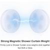 8 Pack Magnetic Shower Curtain Weights, Waterproof Rubber Coated Magnetic for Shower Curtain Bottom, Heavy Duty Weights Stop Liner from Blowing,