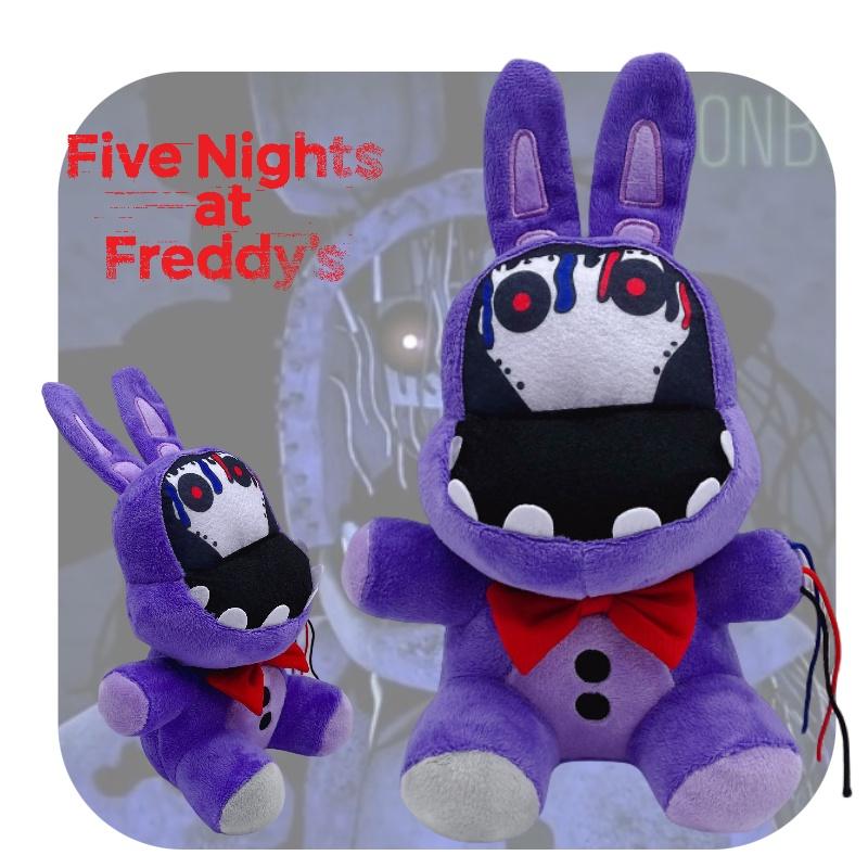 Cute Fnaf Series Midnight Bear Skeleton Purple Rabbit Plush Toy Animal Category