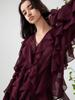 European and American V-Neck Layered Long-Sleeve Women's Spring/Summer Pullover Shirt