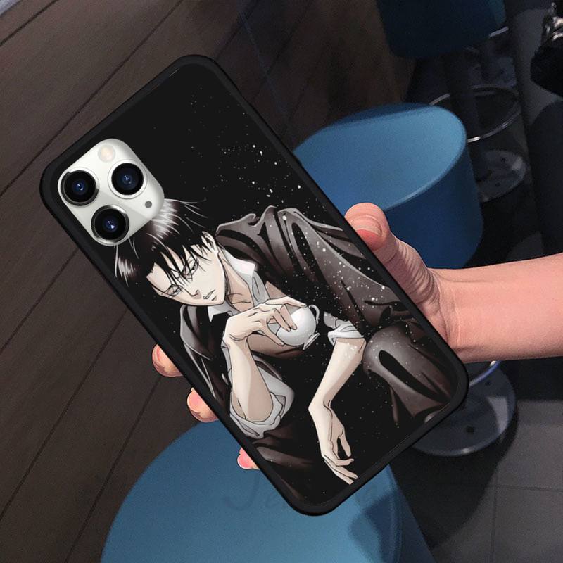 Attack On Titan Anime COMIC Phone Case For Iphone 7 8 12 11 XR XS Pro Max Mini Plus Soft Silicone Cover Shell Funda