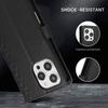 For iPhone 15 Pro Case 3D Rhombus Grid Imprinted Wallet Leather Phone Cover with Lanyard