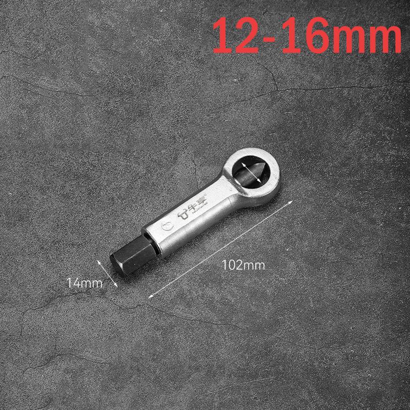 Rusty Nut Wrench Damaged Screw Separation 9-27mm Splitter Portable Manual Remover Spanner Steel Wrench Hex Extractor Car Tools