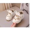 Children's Little White Shoes Spring and Autumn New Girls Cartoon Pendant Low-top Board Shoes Korean Version of Boys Breathable Sports Shoes
