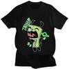 Kawaii Invader Zim Graphic TShirt Happy Hug Ready Zim Image Cute Cartoon T Shirt Unisex Women Retro T Shirt Oversized T Shirt
