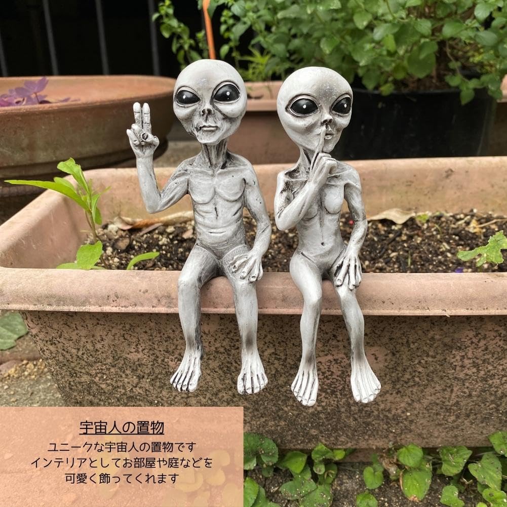 Alien Garden Cute and Unique Alien Gifts of [S.T.S.G] Figurines, Ornaments, Ornaments, (Set 2)