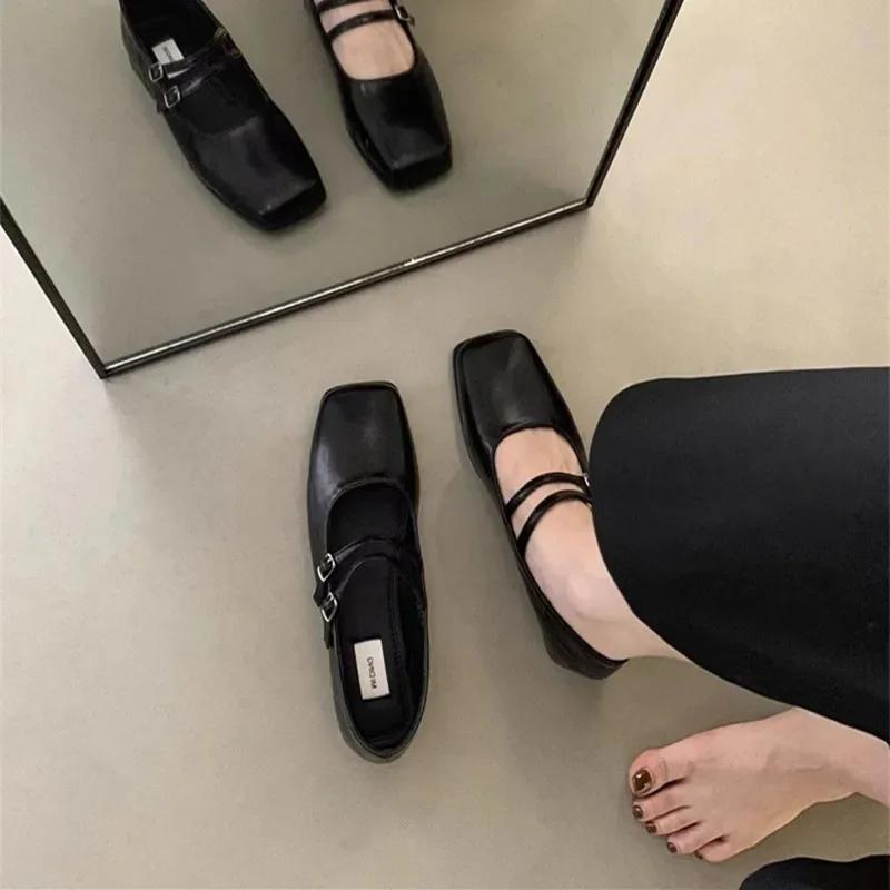 

Fashion Fashion Solid Color Simple Elegant Casual Flat Wear-resistant Comfortable Fashionable Women s Shoes Chaussure Femme 35 чёрный