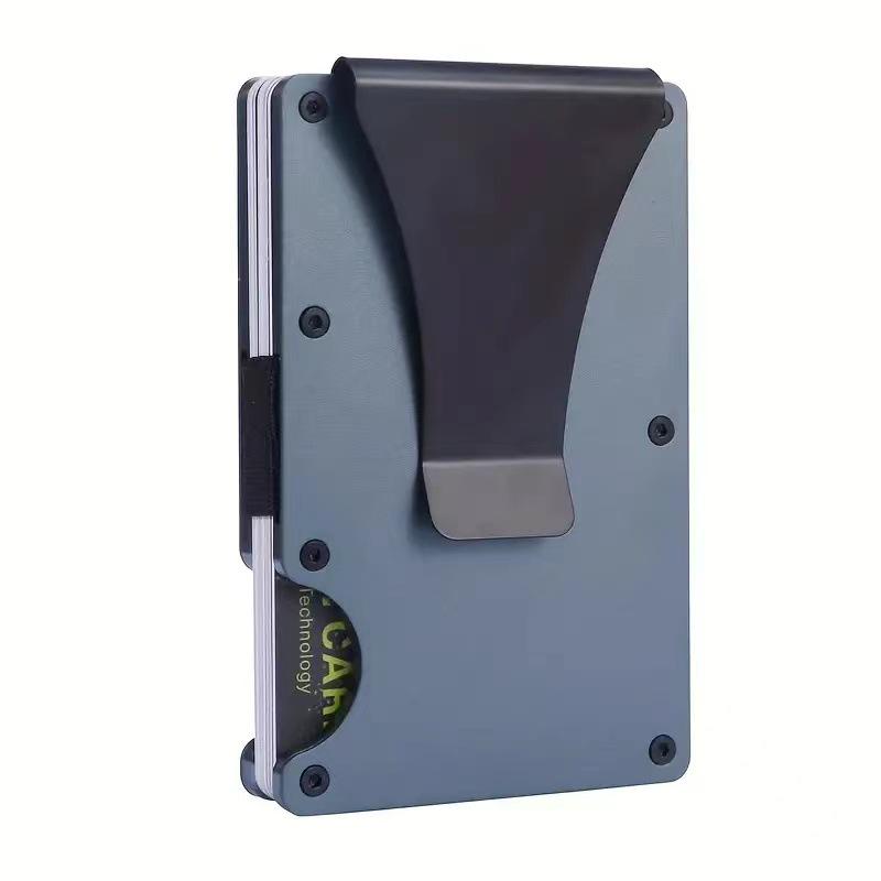 RFID-Blockierender Aluminiumlegierungs-Kreditkartenhalter mit anpassbarem Logo